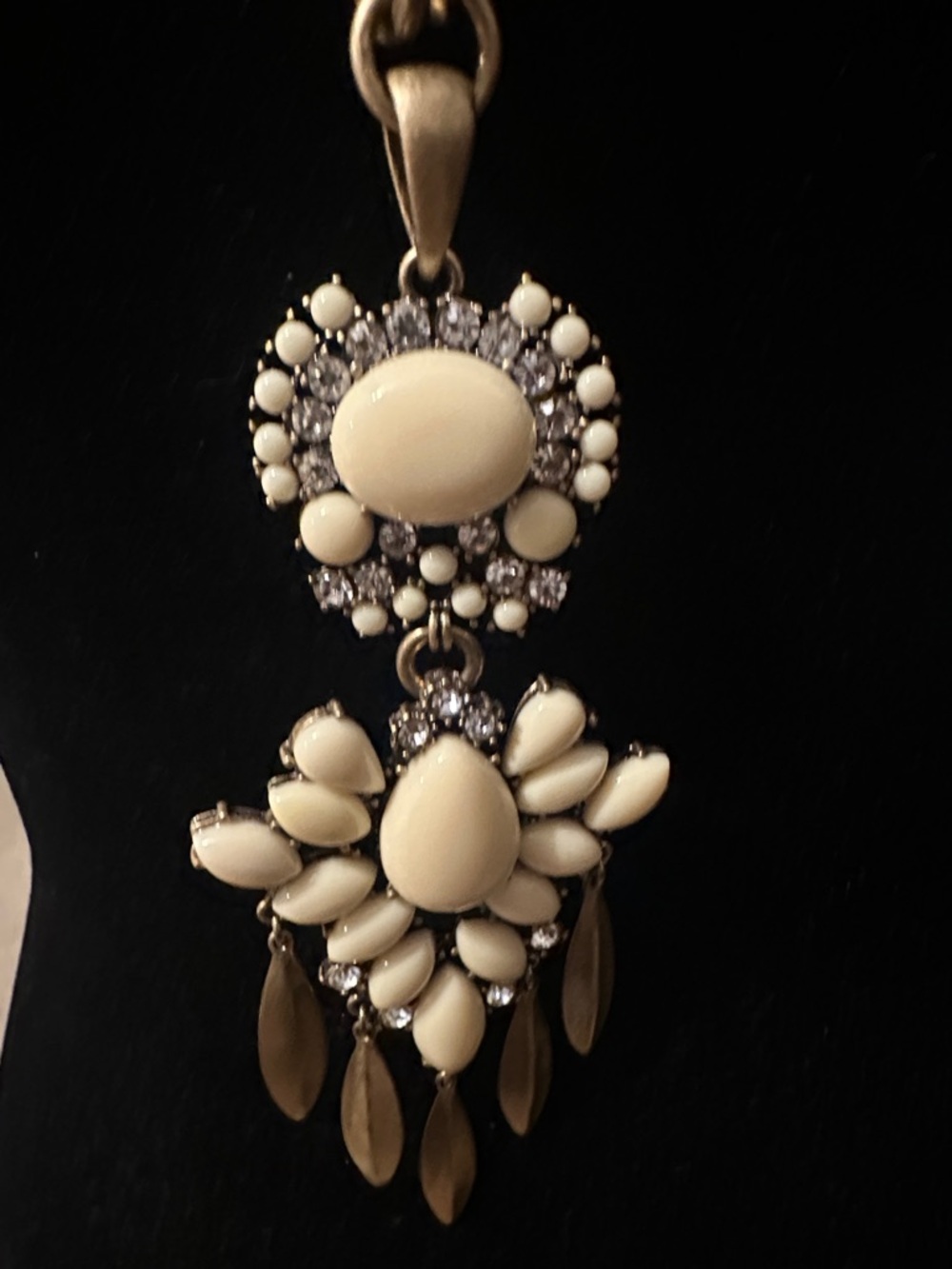 Stella & Dot Ivory Statement Pendant Necklace - Women Jewelry